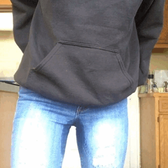 best of Jeans girl pees green
