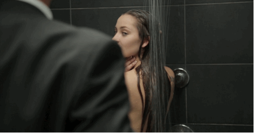 Long hair shower washing