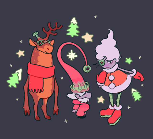 Santas helpers elves deer fucked under