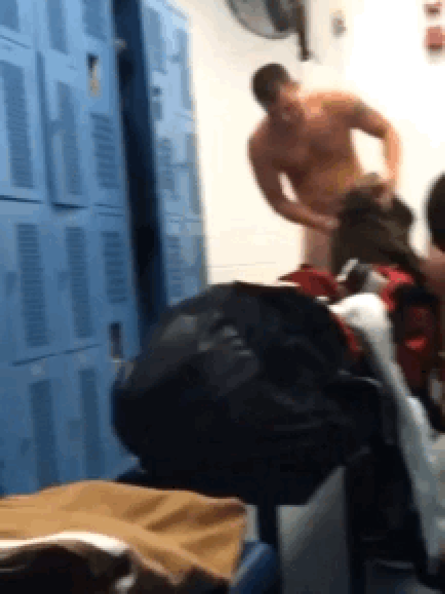 Muscle jocks naked locker room