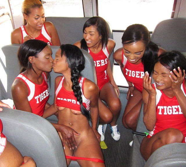 best of Cheerleader porn lesbian black