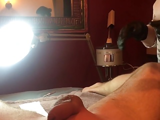 Male brazilian sugaring waxing training