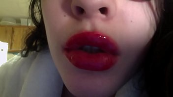 Asmr pink pouty lips
