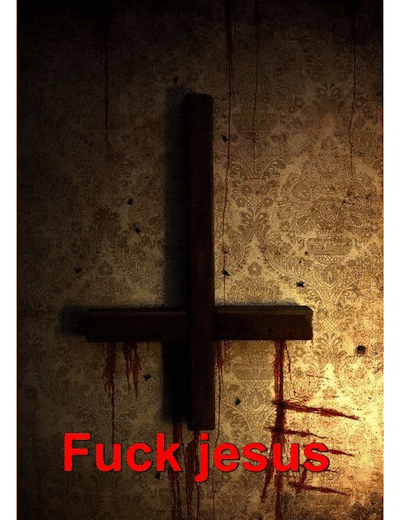 Satans crucifix fucking cumshot