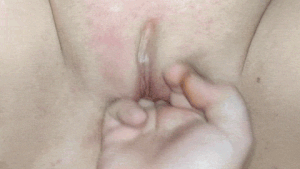 Creamy panties pussy close