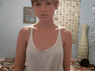 Beautiful tranny with short hair gives