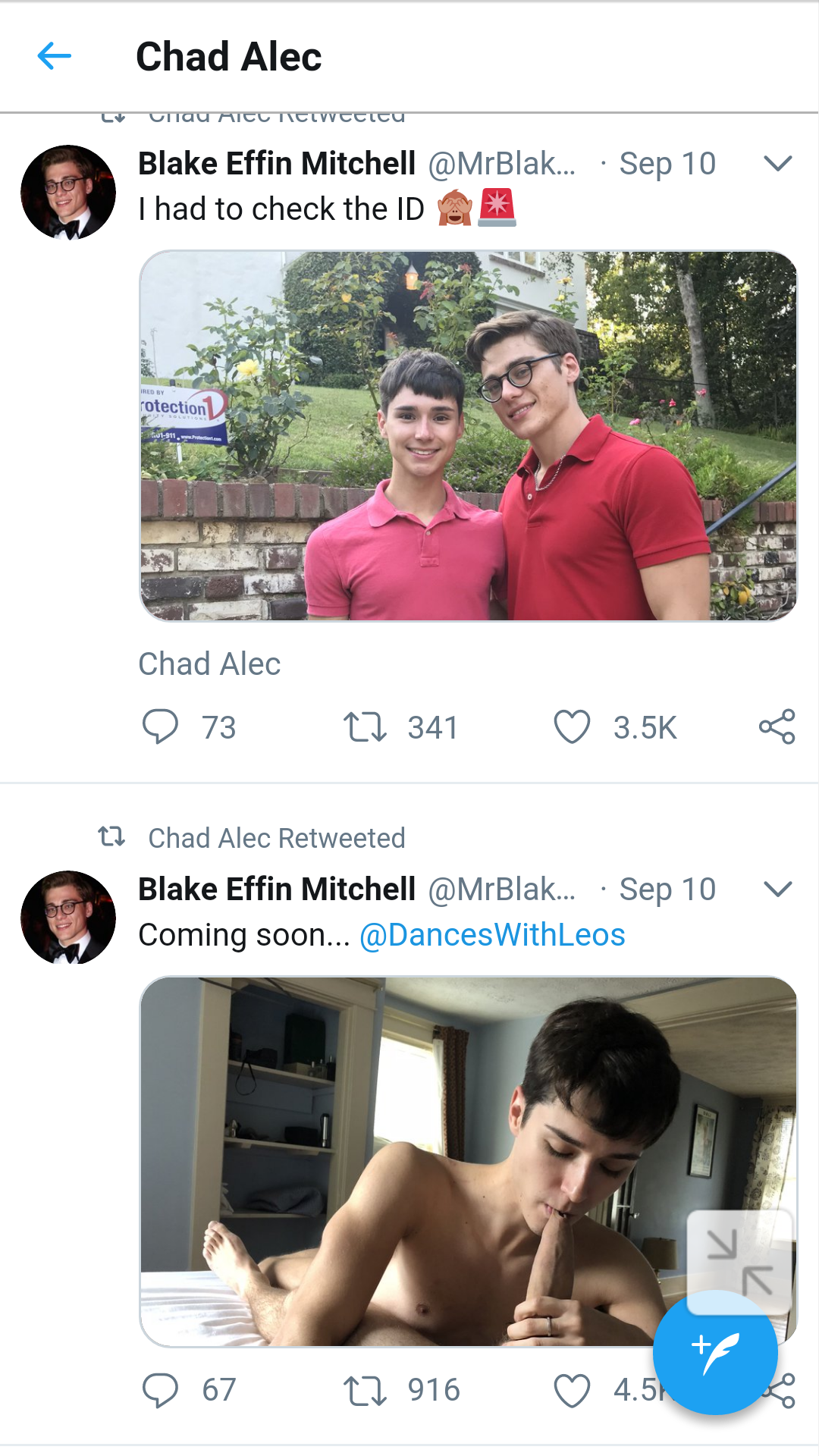 Blake mitchell chad onlyfans