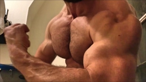 Pumping biceps vein
