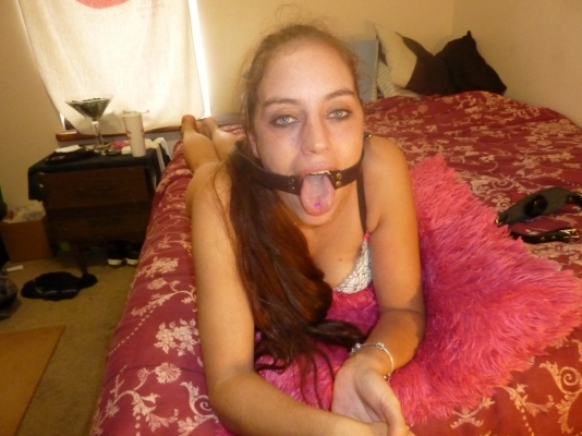 best of Gagged roughly throatfucked with ring slut