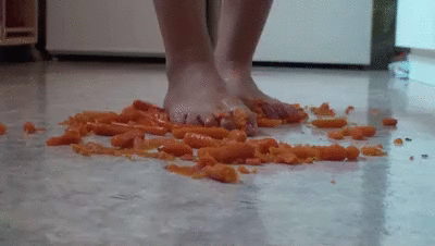 best of Walkover crushing barefoot more food