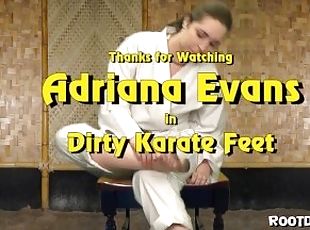 Olga karate feet demonstration