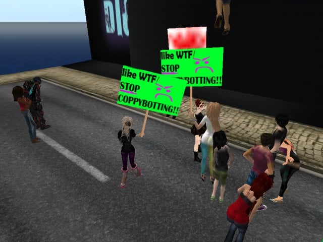 Second life machinima space mail