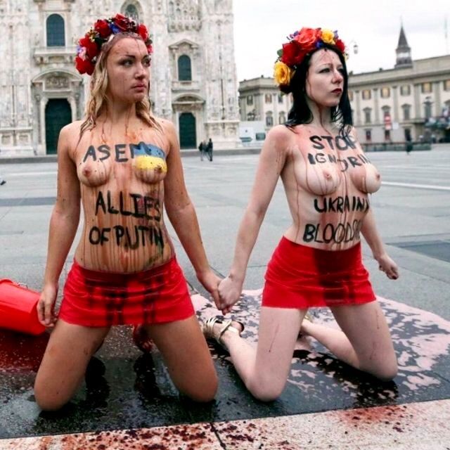 Brown E. reccomend femen sexy ukrainian womens group