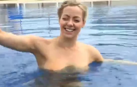 Gorgeous cherry healey swimming nude lovely