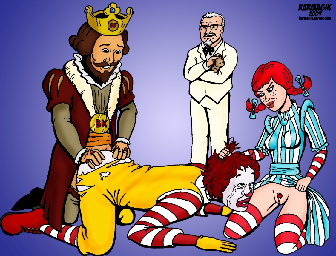 Ronald mcdonald tastes burger king