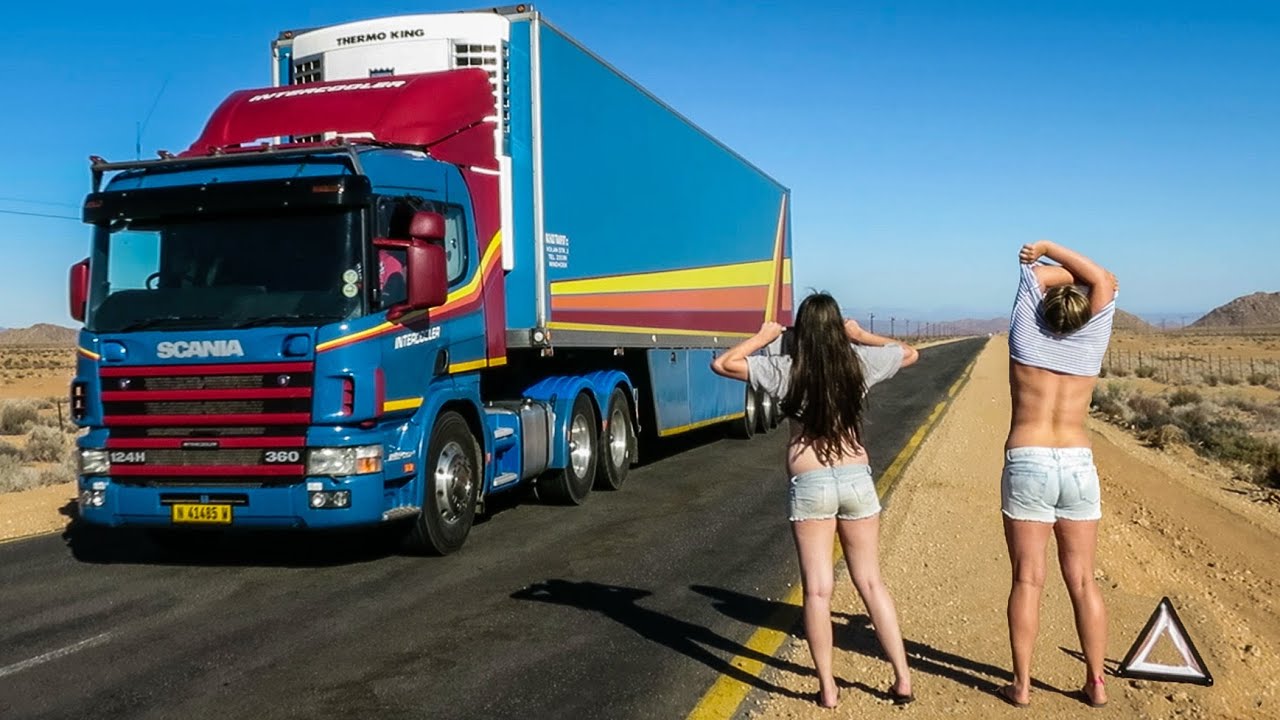 best of Truck showing hairy pussy driver haulage