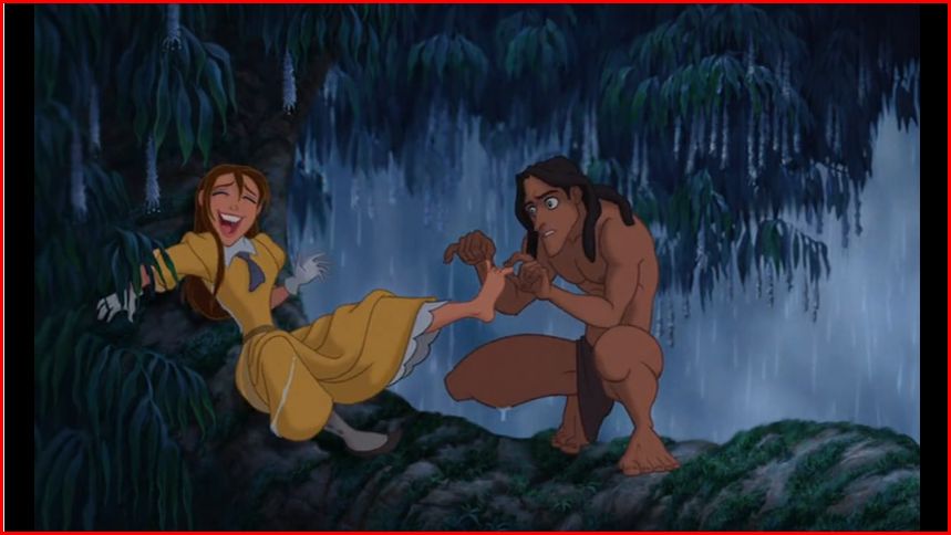 Tarzan jane footjob