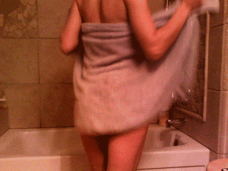 Chaos reccomend towel drop shower real amateur